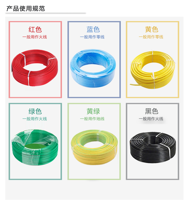 國標(biāo)電線顏色代表什么意思